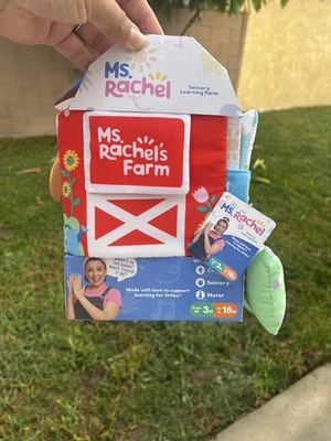 Ms. Rachel 6072306 Official Sensory Learning Plush Farm Toy - Image 1 of 4