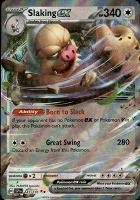 Slaking ex Holo Double Rare SV08: Surging Sparks 147/191 NM - Image 1 of 2