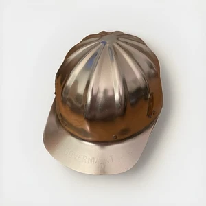 VINTAGE NOS FIBRE-METAL SUPER LITE ALUMINUM HARD HAT, US GOVERNMENT ISSUE - Picture 1 of 5