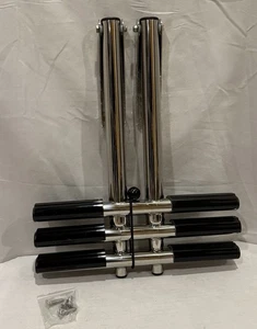 3 Step Boat Ladder Stainless Steel Dive Boarding Ladders for Bass Fishing Boa... - Picture 1 of 6