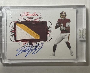 2019 Flawless Dwayne Haskins RPA Patch Auto RC /25 - Picture 1 of 2