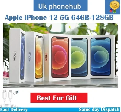 Apple iPhone 12 5G 64GB-128GB Unlocked Any Network All Colours with Warranty - Image 1 of 4