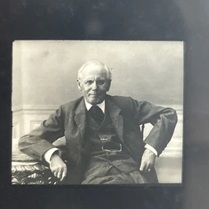 35mm Negative Glass Slide - Peter Rosegger (Austrian Writer Poet) Th. Benzinger - Picture 1 of 6