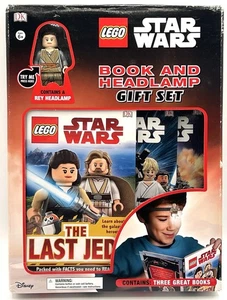 LEGO Star Wars Books - LEGO Rey Headlamp & 3 Book Gift Set NEW MISB - Picture 1 of 8