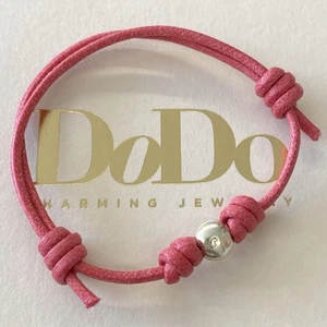 Dodo Pomellato Bracciale Rosa Fucsia Fragola Pepita Argento Unisex 100% Original - Foto 1 di 4