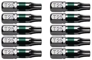 TORX Bit Driver - 1 inch - T25 - (10 Pack) - Picture 1 of 5