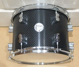 PDP by DW 12" CONCEPT MAPLE RACK TOM in CARBON FIBER for YOUR SET! LOT K340 - Picture 1 of 10