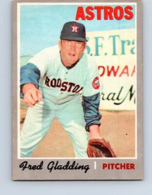 VINTAGE BASEBALL CARD O-PEE-CHEE 1970 HOUSTON ASTROS FRED GLADDING  NO297 - Image 1 of 2