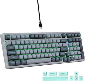 Creamy Mechanical Keyboard Wired, Creamy Sound, Pre-Lubed Linear Swit... - Picture 1 of 7