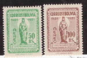 Bolivia Scott# C163-C164  Air Mail MH - Picture 1 of 1