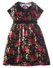 NWT Gymboree TRADITIONS black red velvet floral Holiday Christmas dress 3 3T