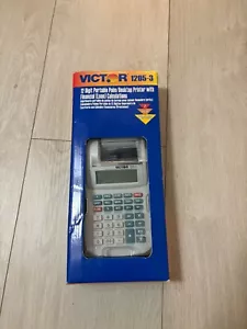 Victor 1205-3 12 Digit Portable Palm & Desktop Printer w/ Loan Calculations - Picture 1 of 4