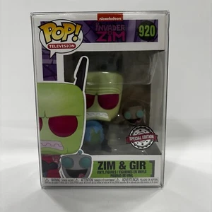 Zim & Gir # 920 Funko POP! Invader Zim SPECIAL EDITION With POP Protector - Photo 1 sur 6