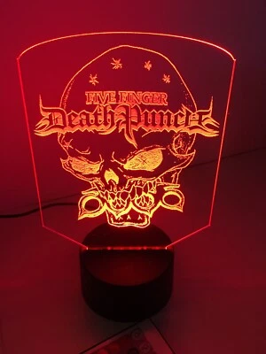 Five Finger Death Punch -LED Neon Light Sign -Man Cave , GameRoom ,Bar - Rgb