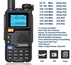 Walkie Talkie Two Way Radio Station K5 Receiver Ham Amateur Wireless Long Range - Picture 1 of 11