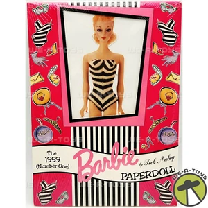 Die 1959 Nummer eins Barbie Papierpuppe von Peck Aubry 1994 Nr. 00043 NEU - Bild 1 von 6