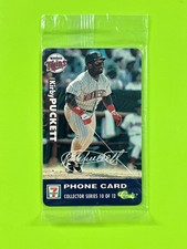 Unopened Kirby Puckett 1996 Classic Sprint 7 Eleven Phone Card #10 Twins Sealed