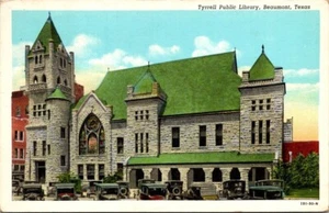 Postal Tyrrell Biblioteca Pública Beaumont Texas - Imagen 1 de 2