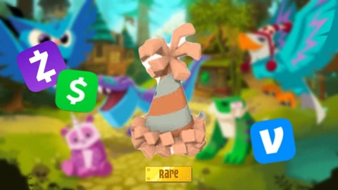 AnimalJam Orange Party Hat (description!!) Cover