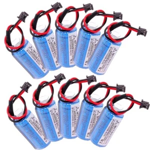 10x CR17335SE-R/3V Q6BAT 3V Lithium Battery with Plug for Mitsubishi PLC System - Picture 1 of 5