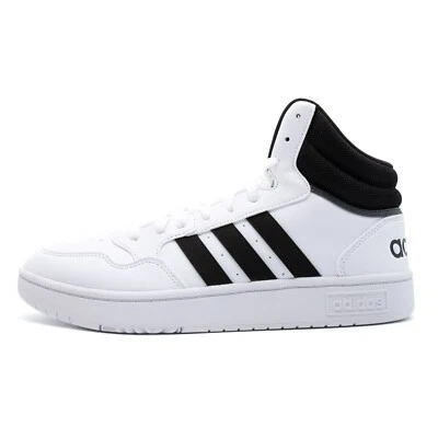 Scarpe da Uomo - ADIDAS Art. HOOPS 3,0 MID GW3019 sneakers bianco nero sportivo - Immagine 1 di 4