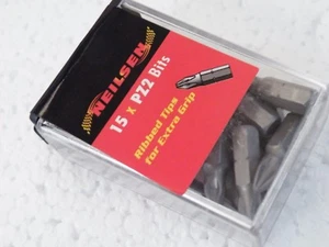 15 piezas brocas de destornillador acanaladas mejor agarre Pozidrive PZ2 6 mm hexagonal Dv 1599 96 g 669 - Imagen 1 de 5