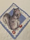 Squirrel Eating Walnuts Hankie