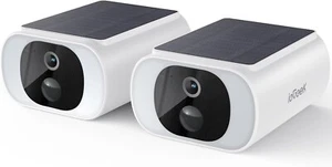 ieGeek Solar Camera Outdoor Wireless, 2K Outside Cameras for Home Security,2Pack - Picture 1 of 10