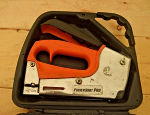 Powershot 8000 Pro Forward Action Stapler Tool Heavy Duty + Case - Picture 1 of 5