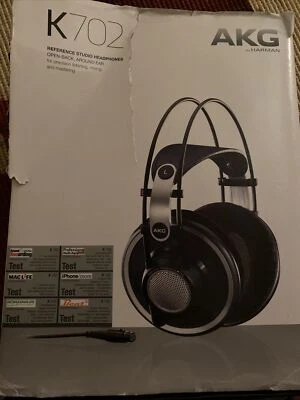 AKG Pro Audio K702 Sobre la Oreja, Espalda Abierta, Cable Plano, Estudio de Referencia. Foto 1 de 3