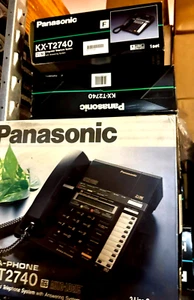 Panasonic 2-Line Phone w Answer Sys (Remote Ctrl) Vintage KX-T2740 Lot of 4 -NEW - Picture 1 of 6