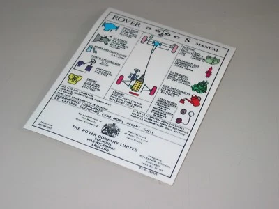 ROVER P6 3500S UNDER BONNET LABEL  — 第 1/4 张图片