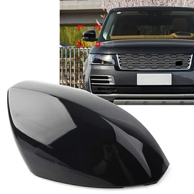 Tapa de cubierta de espejo retrovisor negra para Land Range Rover Sport LR4 Discovery Foto 1 de 4