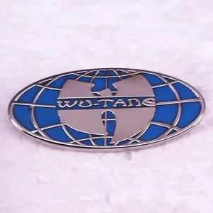 Wu-Tang Blue Logo Worldwide - Enamel Pin - Picture 1 of 1