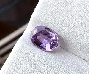 AIG Certified Unheated 1.26ct Rare Milky Purplish Pink Sapphire | Natural Africa - Picture 1 of 7