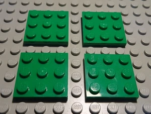 Lego Platte 3x3 Weiss 4 Stück - Picture 1 of 1