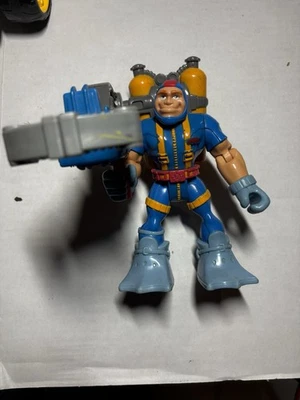 Vintage Fisher Price Rescue Heroes Gil Gripper 2002 Action Figure Mattel  - Image 1 of 2