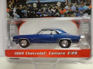 Greenlight 1969 CHEVY CAMARO Z/28 Blue '69 w/RR BARRETT-JACKSON S9 - Picture 1 of 3