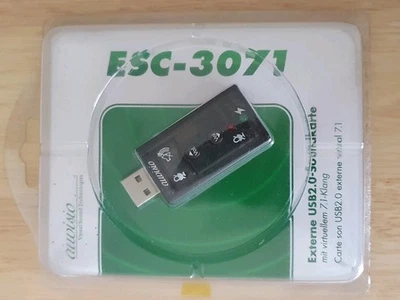 Externe Soundkarte  / USB 2.0   Neu , noch Orig.  Verpackt. - Bild 1 von 4