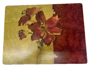 4 Tovagliette Vintage Pimpernel Sughero Disegno Floreale Chinoiserie I By C. Blum - Foto 1 di 18