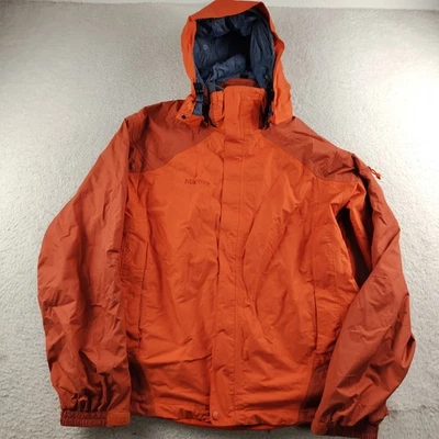 Chaqueta de Lluvia Impermeable Naranja Marmot PreCip Para Hombre Grande Polizón Capucha Parka Shel Foto 1 de 4