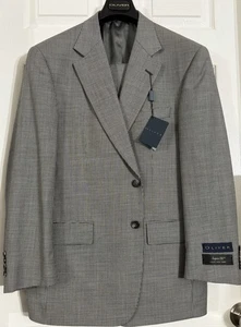 NWT OLIVER Mens 40S Black & White Houndstooth SUPER 120s Wool 2 Pc 34" W - Picture 1 of 6