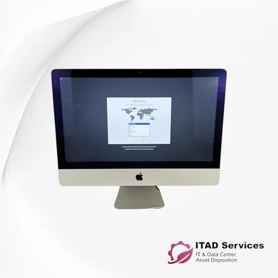 APPLE iMac 21" A1418 Core i5-7360U 2.3GHz 1TB HDD 8GB MacOS Monterey - Image 1 of 4