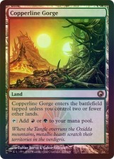 Copperline Gorge - Foil New MTG Scars of Mirrodin Magic 2B3