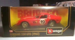 BURAGO 1/24 - FERRARI 250 GTO 1962- MADE ITALY ITEM 1510 - Foto 1 di 9