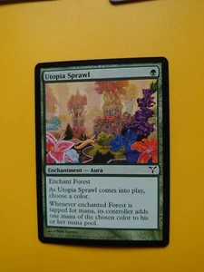 MTG Card. Utopia Sprawl Dissension Enchantment aura as pics - Picture 1 of 5