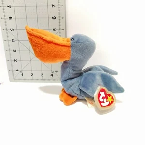 ty retired original beanie babies rare - Scoop the Pelican-PVC pellets/Style4107 - Picture 1 of 4