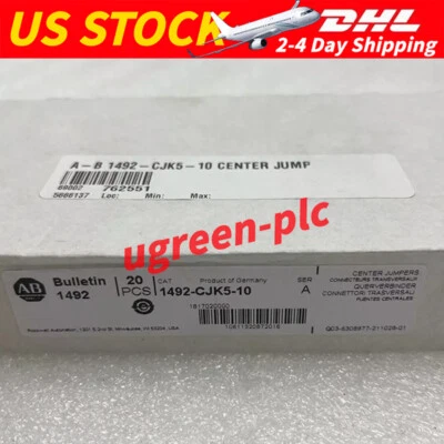New Sealed Allen Bradley 1492-CJK5-10 Center Jumpers Fast Ship - Image 1 of 3