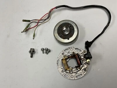 1994 94 Kawasaki KX125 KX 125 OEM STATOR FLYWHEEL GENERATOR MAGNETO IGNITION - Image 1 of 4