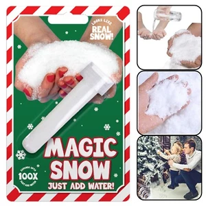 12g Magic Snow Powder, Super Absorbent Artificial Christmas Snow, Expands 100x - Picture 1 of 7